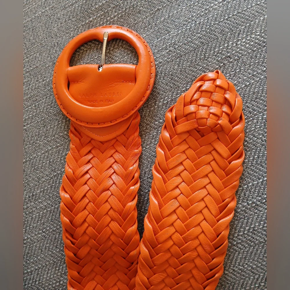 Ralph Lauren woven leather